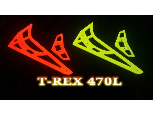 3Pro Neon Vertical/Horizontal Fins For Trex 470L
