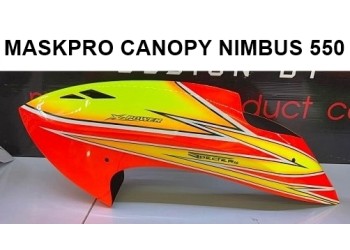 MaskPro Airbrush Fiberglass Canopy For XL Power Nimbus 550 