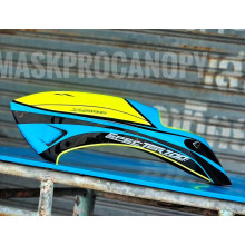 Maskpro Canopy Airbrush Fiberglass Canopy For XL Power 700 Nitro 