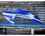Maskpro Canopy Airbrush Fiberglass Canopy For XL Power 700 v2   /w magnets