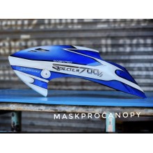 Maskpro Canopy Airbrush Fiberglass Canopy For XL Power 700 v2   /w magnets