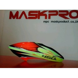 Custom MaskPro Airbrush Fiberglass Canopy for ALIGN TREX 450L 