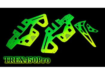 3Pro Neon Frame & Fins  For Trex 450 Pro v2