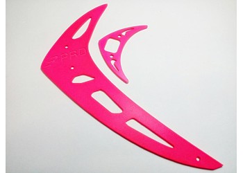3Pro Neon Pink Vertical/Horizontal Fins For Trex 450 Type 2