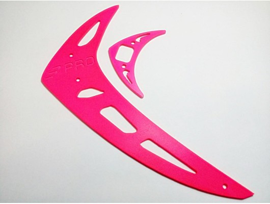 3Pro Neon Pink Vertical/Horizontal Fins For Trex 450 Type 2