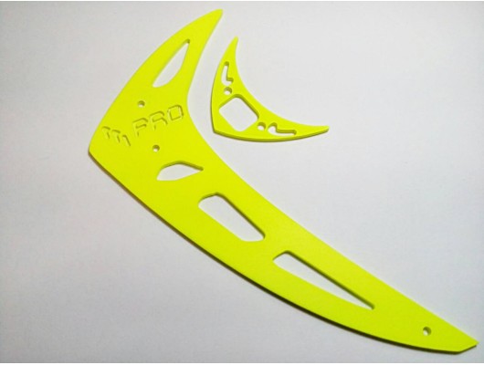 3Pro Neon Yellow Vertical/Horizontal Fins For Trex 450 Type 2