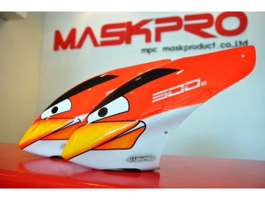 MaskPro Airbrush Fiberglass Canopy For Align Trex 500e DFC  