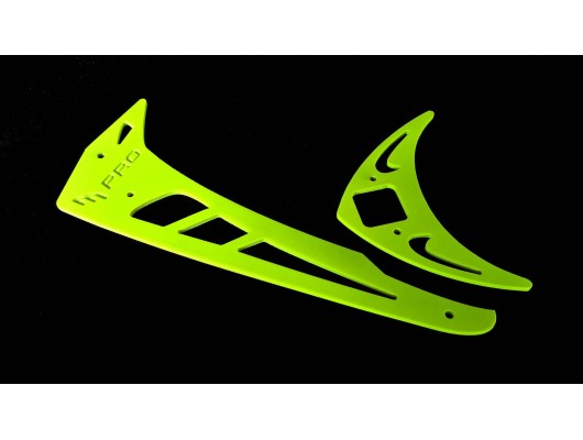 3Pro Neon Yellow Vertical/Horizontal Fins For Trex 500