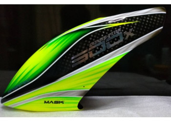 MaskPro Airbrush Fiberglass Canopy For  ALIGN TREX 500X Dominator 