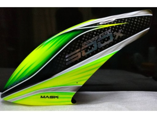 MaskPro Airbrush Fiberglass Canopy For  ALIGN TREX 500X Dominator 