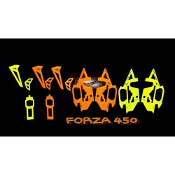 3Pro Neon Frame & Fins  For ForZa 450 