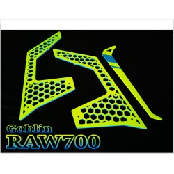Neon Lower Side Frames For Goblin 700 RAW ( Beehive ) #2 pcs