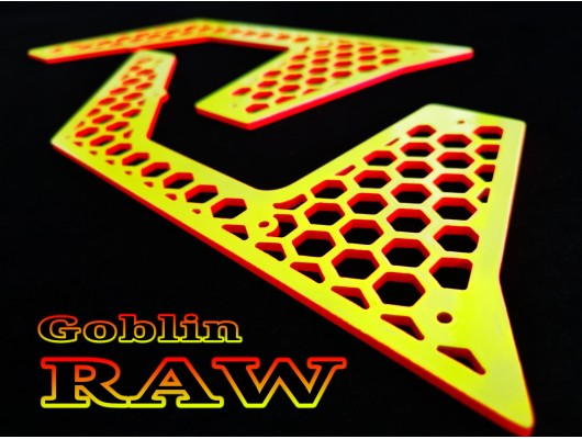 Neon Lower Side Frames For Goblin 580 RAW ( Beehive ) #2 pcs