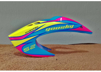 Custom  MaskPro Airbrush Fiberglass Canopy Goosky S2 MAX