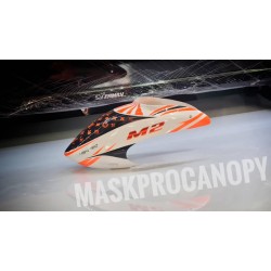 Custom MaskPro Airbrush Fiberglass Canopy OMPHOBBY M2