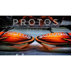 Custom MaskPro Signature Airbrush Fiberglass Canopy Protos 380 Evo 