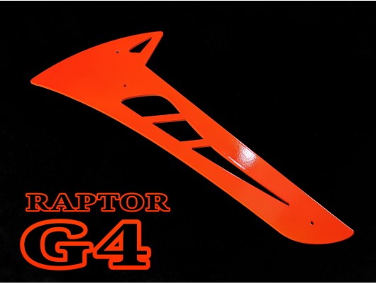 3Pro Neon Orange Vertical/Horizontal Fins For Raptor G4 