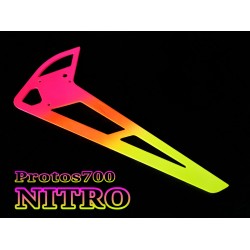 3Pro Neon Vertical Fins For Protos 700 Nitro