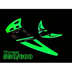 3Pro Neon Vertical/Horizontal Fins For Trex 550/600