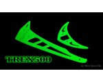 3Pro Neon Green Vertical/Horizontal Fins For Trex 500