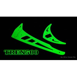 3Pro Neon Vertical/Horizontal Fins For Trex 700
