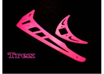 3Pro Neon Pink Vertical/Horizontal Fins For Trex 500