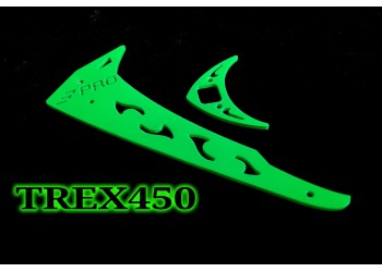 3Pro Neon Vertical/Horizontal Fins For Trex 450 Type 4