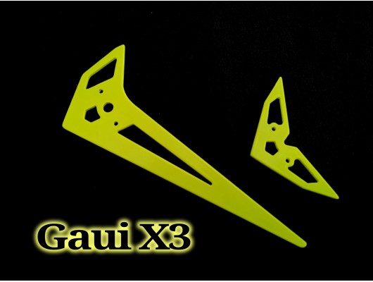 3Pro Neon Fusion Vertical/Horizontal Fins For Gaui X3  