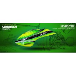Custom MaskPro Signature Airbrush Fiberglass Canopy KDS Innova 700