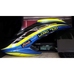 Custom  MaskPro Signature Airbrush Fiberglass Canopy LOGO 700  V.3