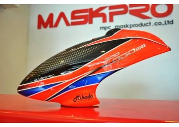 MaskPro Airbrush Fiberglass Canopy For Mikado Logo 600 SX/SE