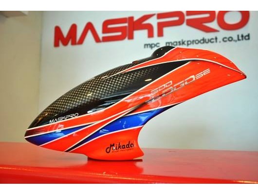 MaskPro Airbrush Fiberglass Canopy For Mikado Logo 600 SX/SE